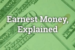 earnest money deposit