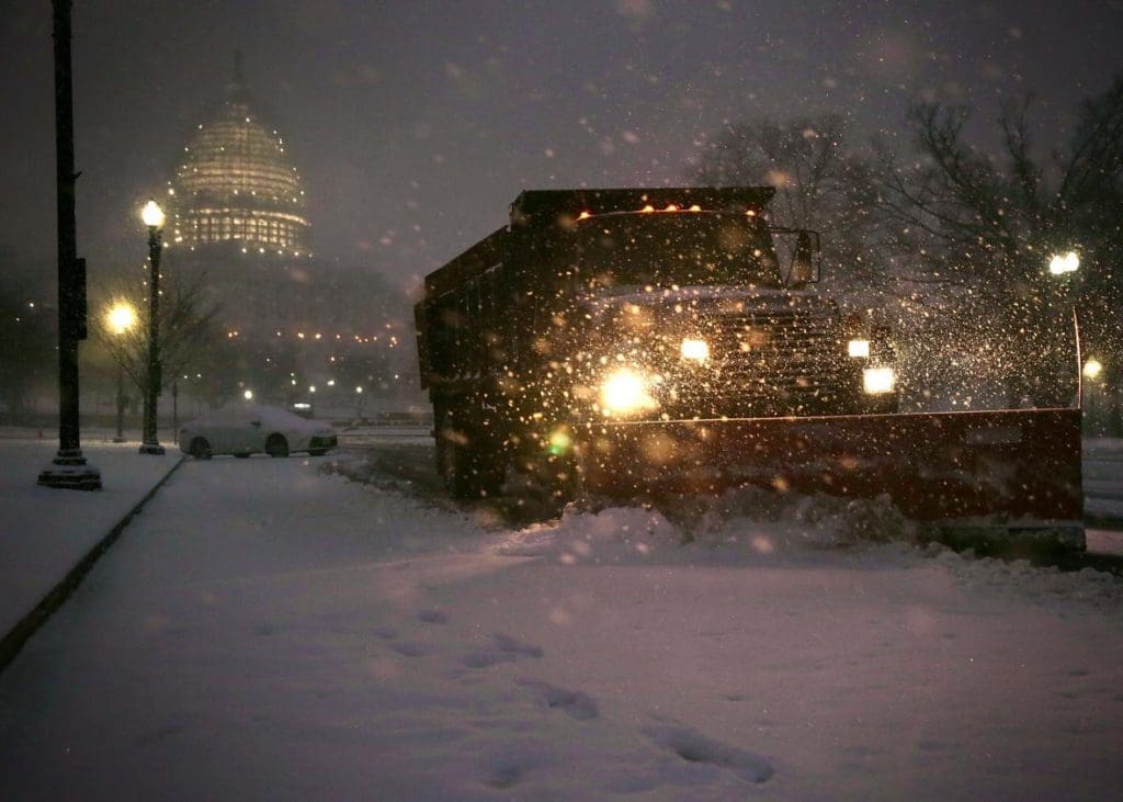 snow in dc