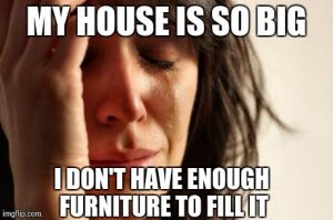 moving from a condo to a house
