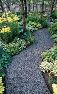 backyard stone path