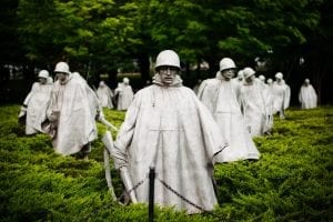 The Korean War Veterans Memorial - Washington DC