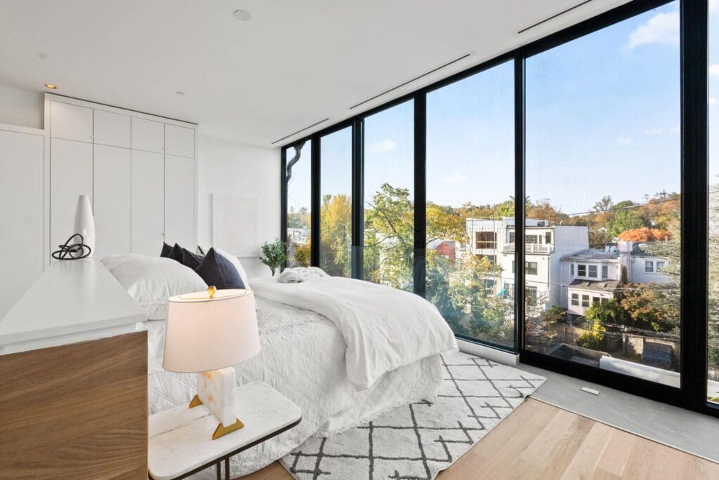 An interior shot of a bedroom in the DMV